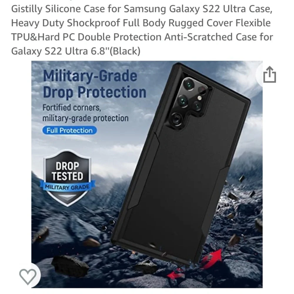 Set of 2 cases for Samsung Galaxy s22